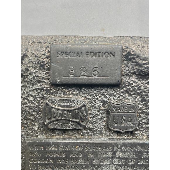 American Legends NASCAR Jeff Gordon 24 Pewter Belt Buckle Special Edition - Picture 6 of 8